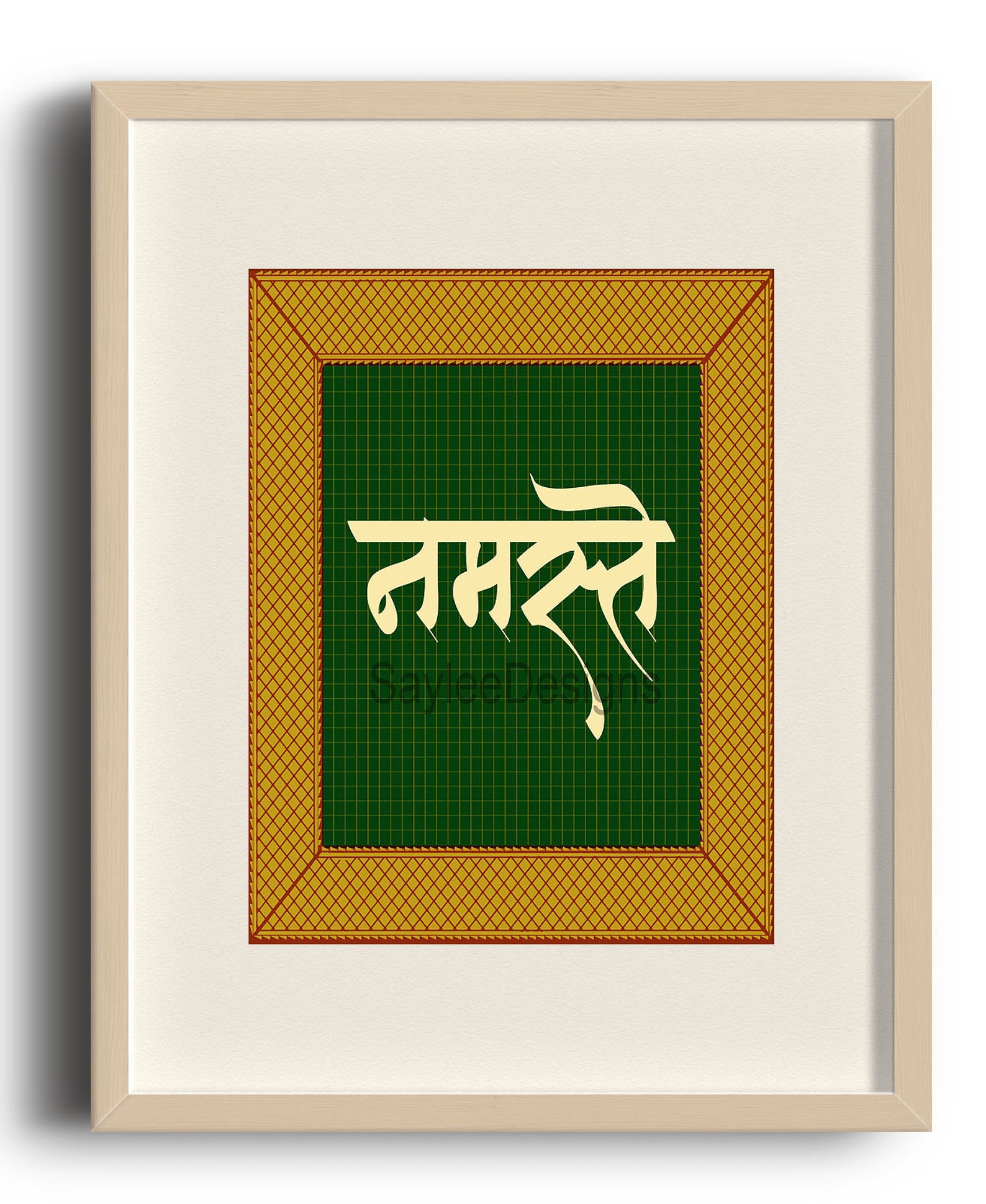 Namaste Wall Art Namaste Typography Poster yoga wall art Etsy.de