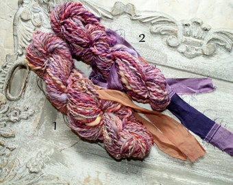 Effect yarn Art Yarn - Riani - Merino Chubut (musesing-free) - hand-dyed and hand-spun