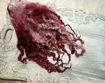 Hand-dyed Teeswater curls - Santiago