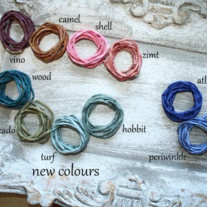 WEITERE FARBEN - Handgefärbte Seidenbänder - Seidenband / Seidenschnur Ponge 05 Habotai Seide ...... ca 100 cm lang