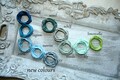 MORE COLOURS - Hand-dyed silk ribbons - Silk ribbon / silk cord Ponge 05 Habotai silk ...... approx. 100 cm long product logo