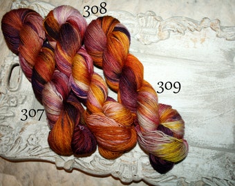 307 / 308 / 309 Merino sock wool 4-fold trekking - 100g - hand-dyed / 4ply hand-dyed yarn by Atelier Zitron