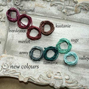Suyi Braccialetto Fatto a Mano 2 Pezzi Braccialetti di Pietra Colorati Set di Braccialetti in Corda Intrecciata per Gioielli da Donna Boho Regolabili 2Pcs