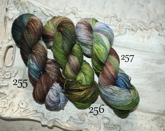 255 / 256 / 257 Merino sock wool 4-fold trekking tweed - 100g - hand-dyed / 4ply hand-dyed yarn by Atelier Zitron