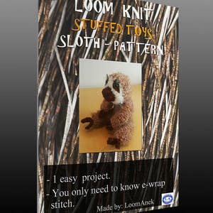 Loom Knit Sloth pattern | Etsy