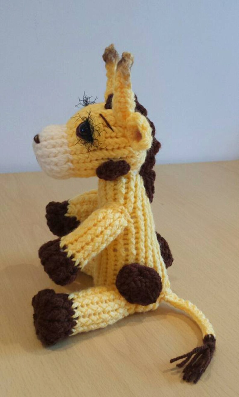 Loom Knit Giraffe Pattern Etsy