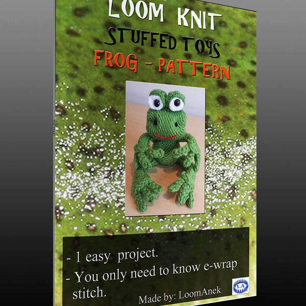 Loom Knit Frog - pattern