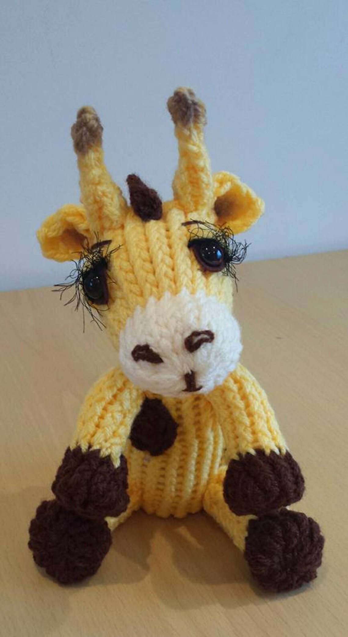 Loom Knit Giraffe Pattern Etsy