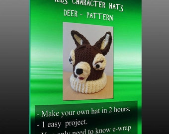 Kids character hats - Deer pattern