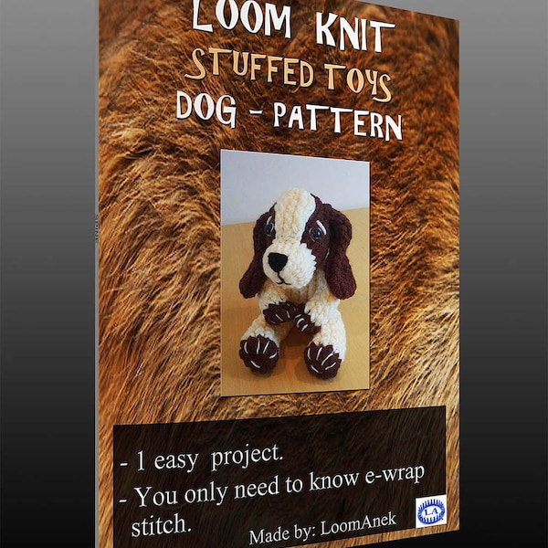 Loom Knit Dog - pattern
