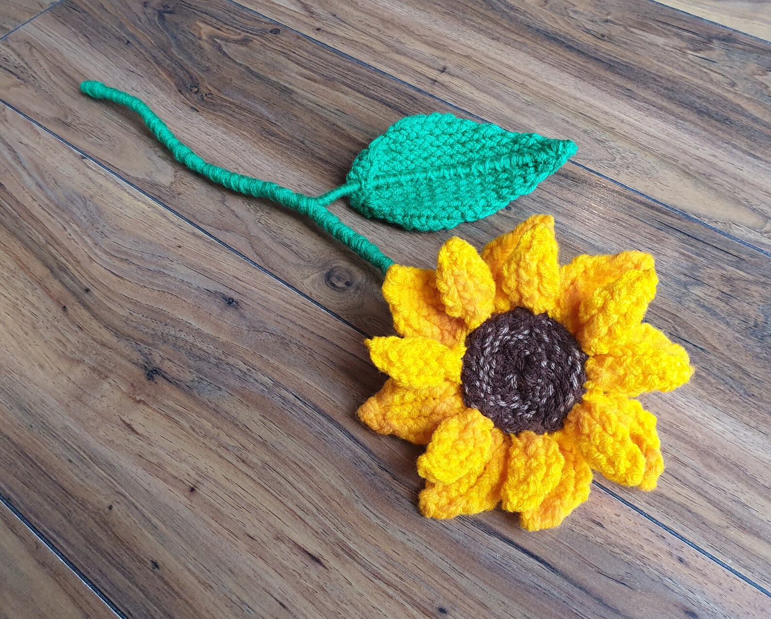 Loom Knit Sunflower Pattern Etsy UK