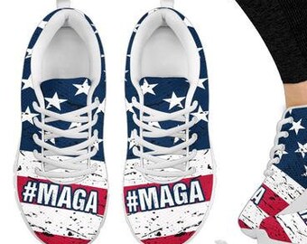 maga tennis shoes