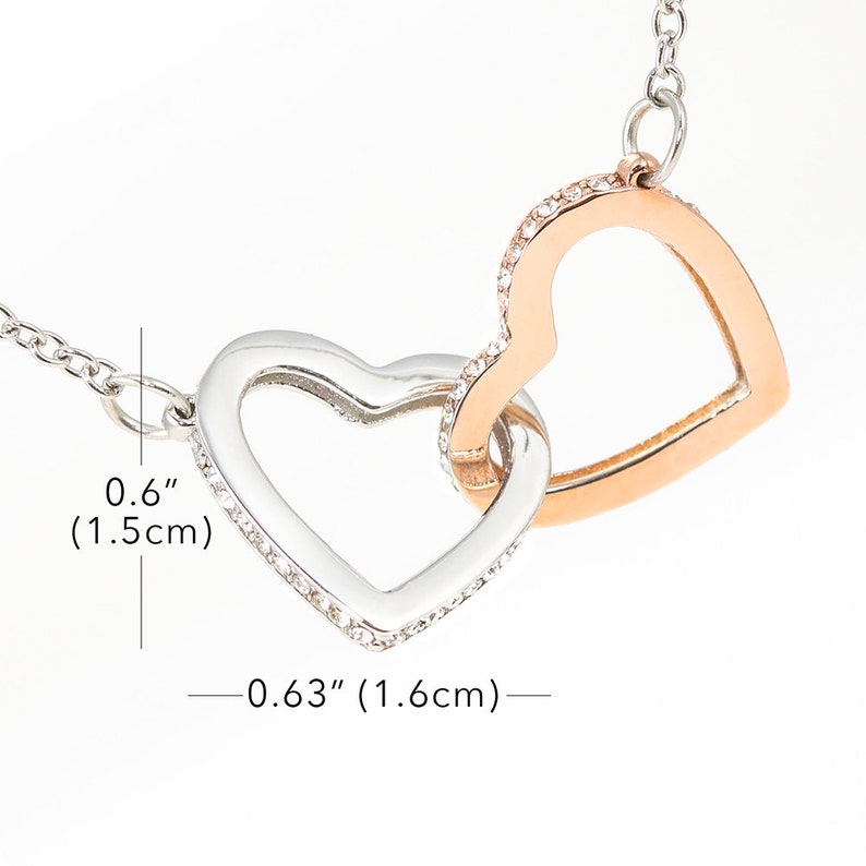 to my daughter heart pendant