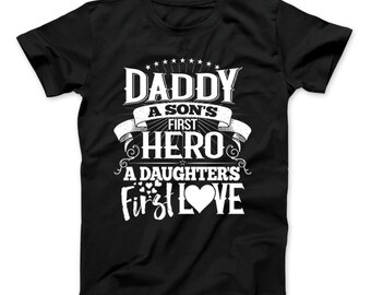 Father Husband Protector Hero T-shirt Father's Day Dad - Etsy