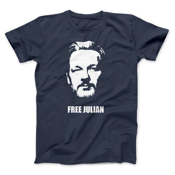 Free Julian Assange Print Wikileaks T-Shirt Political, Free Julian, Free Julian Shirt, Julian Assange Shirt, Free Julian