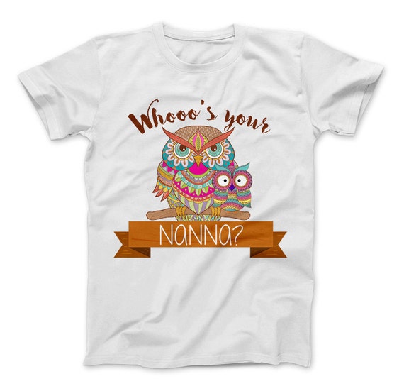 Camisa de para abuela personalizada búho búho Etsy España