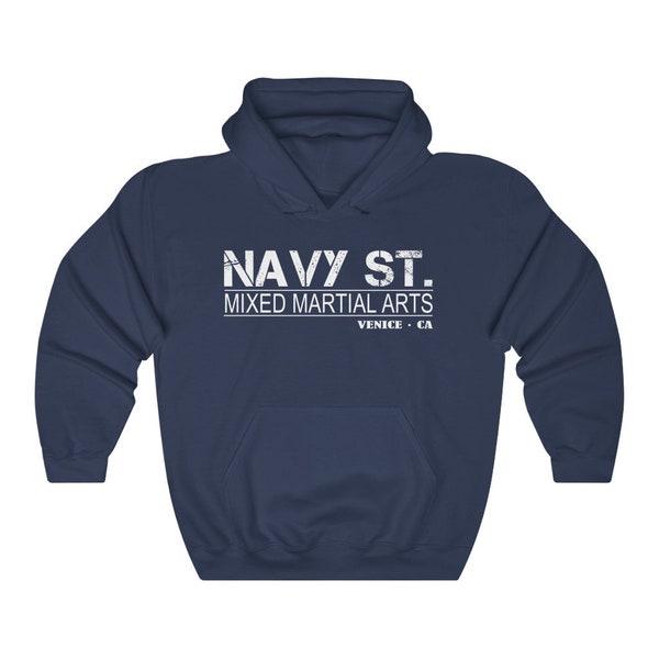 Navy St. Hoodie Vintage Design, Navy Street Hooded Sweatshirt, Mma, Mixed Martial Arts, Venice Ca, Kingdom