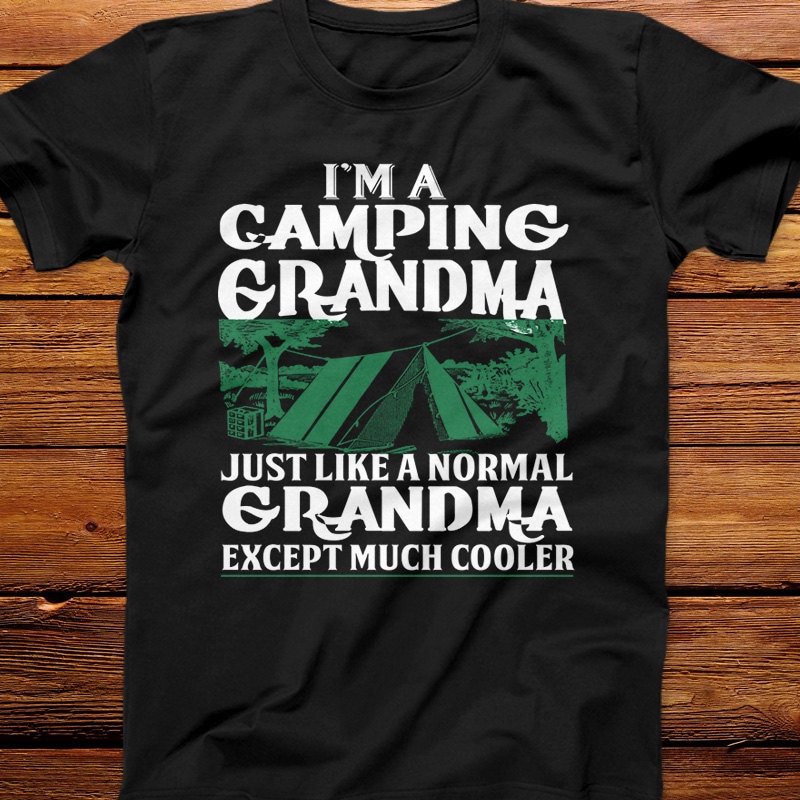 Camping Grandma T Shirt