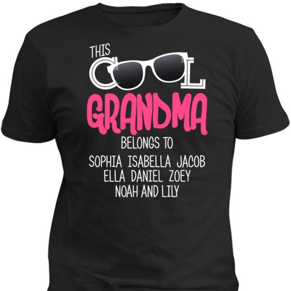 cool grandma t shirt