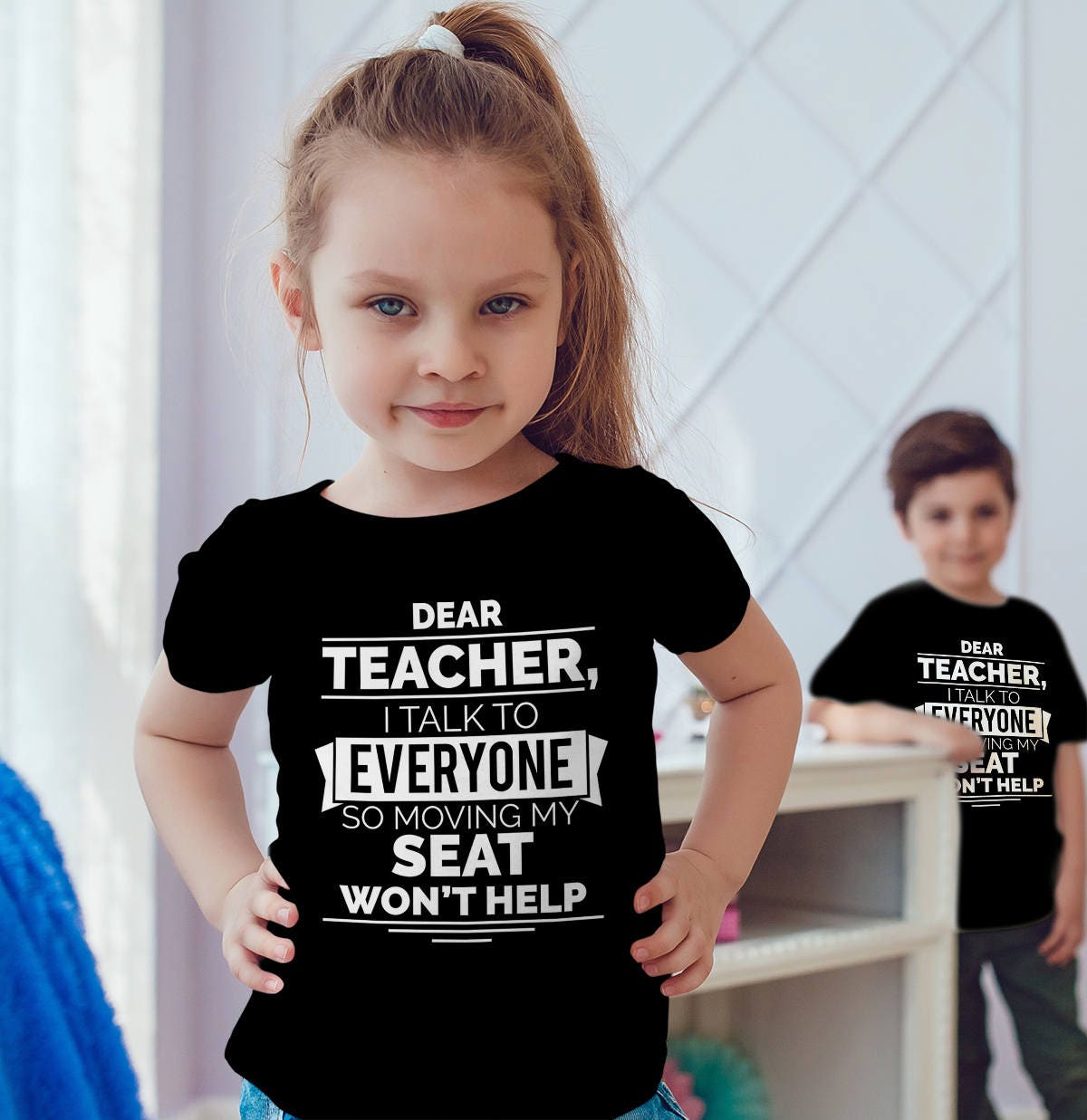 Teacher Talk to Everyone so Moving My Seat Won't Etsy