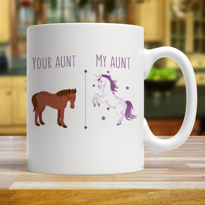 Aunt unicorn sale mug