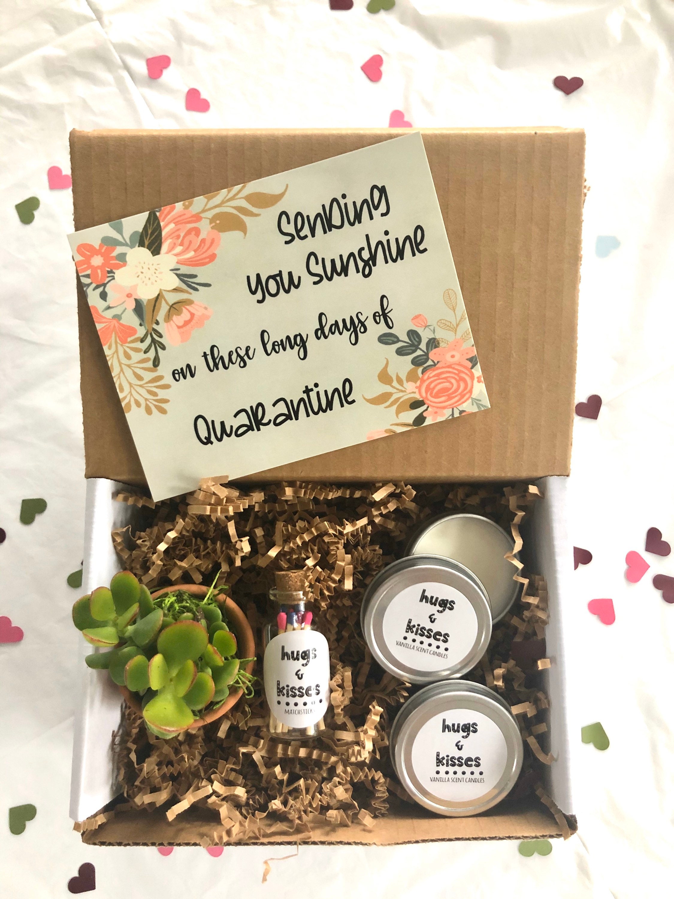 quarantine care package stay home  pandemic relax recovery birthday g…