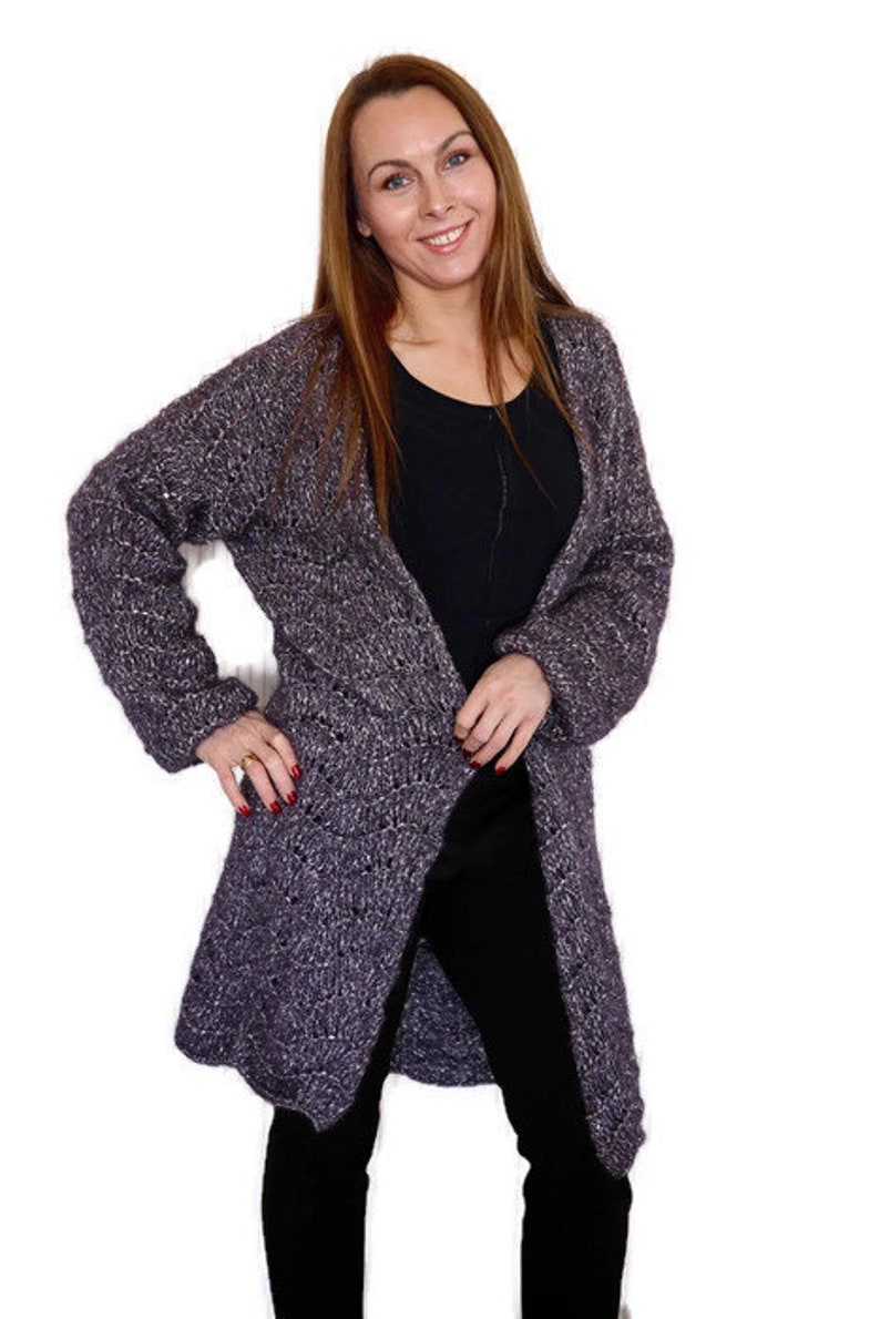 Women's Blue Open front Longline Cardigan , Teal Women's Blue Open front Longline Cardigan , Teal