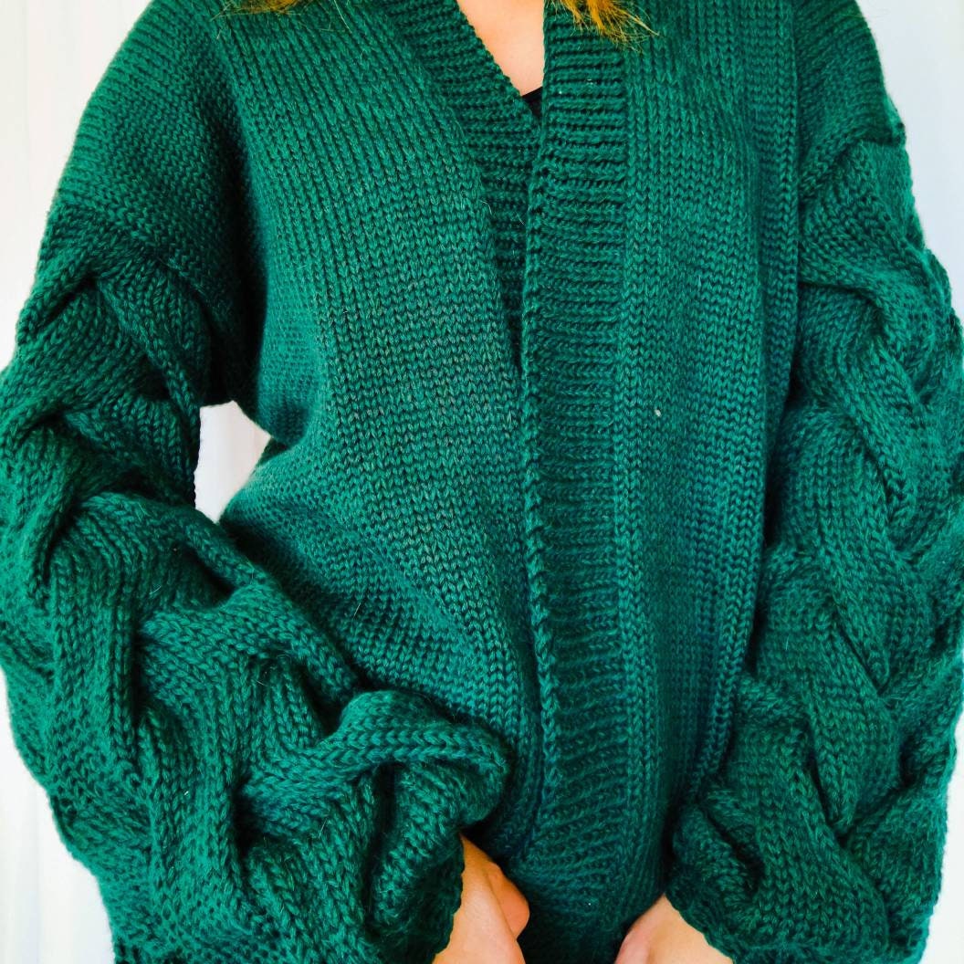 green cardigans