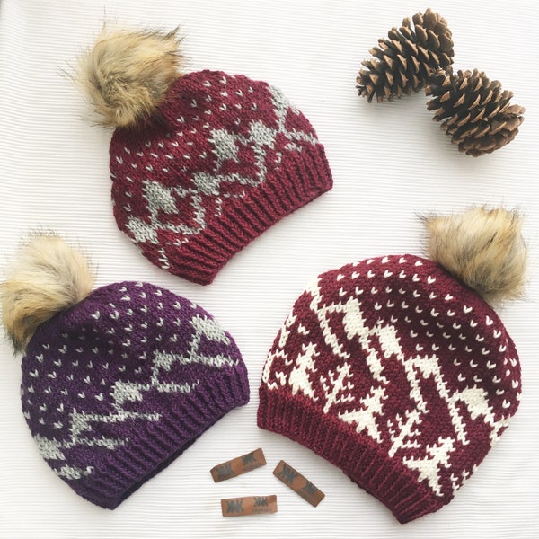 Sterker PDF-PATROON//gebreid//berghoed//handgemaakt//winter//DIY//Fair Isle