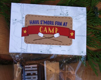 S'more party favor // Camping theme party favor