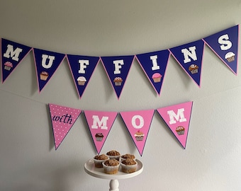 Muffins with mom banner // Mom banner