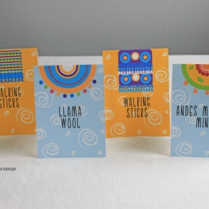 Llama table tents // Llama place cards