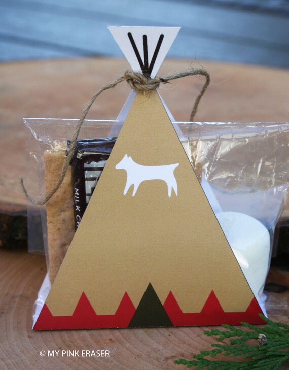 Teepee Party Favors Teepee Treat Favors Native American Etsy