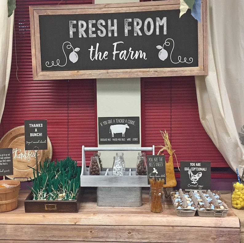 Chalkboard farm stand signs // produce stand sign image 2