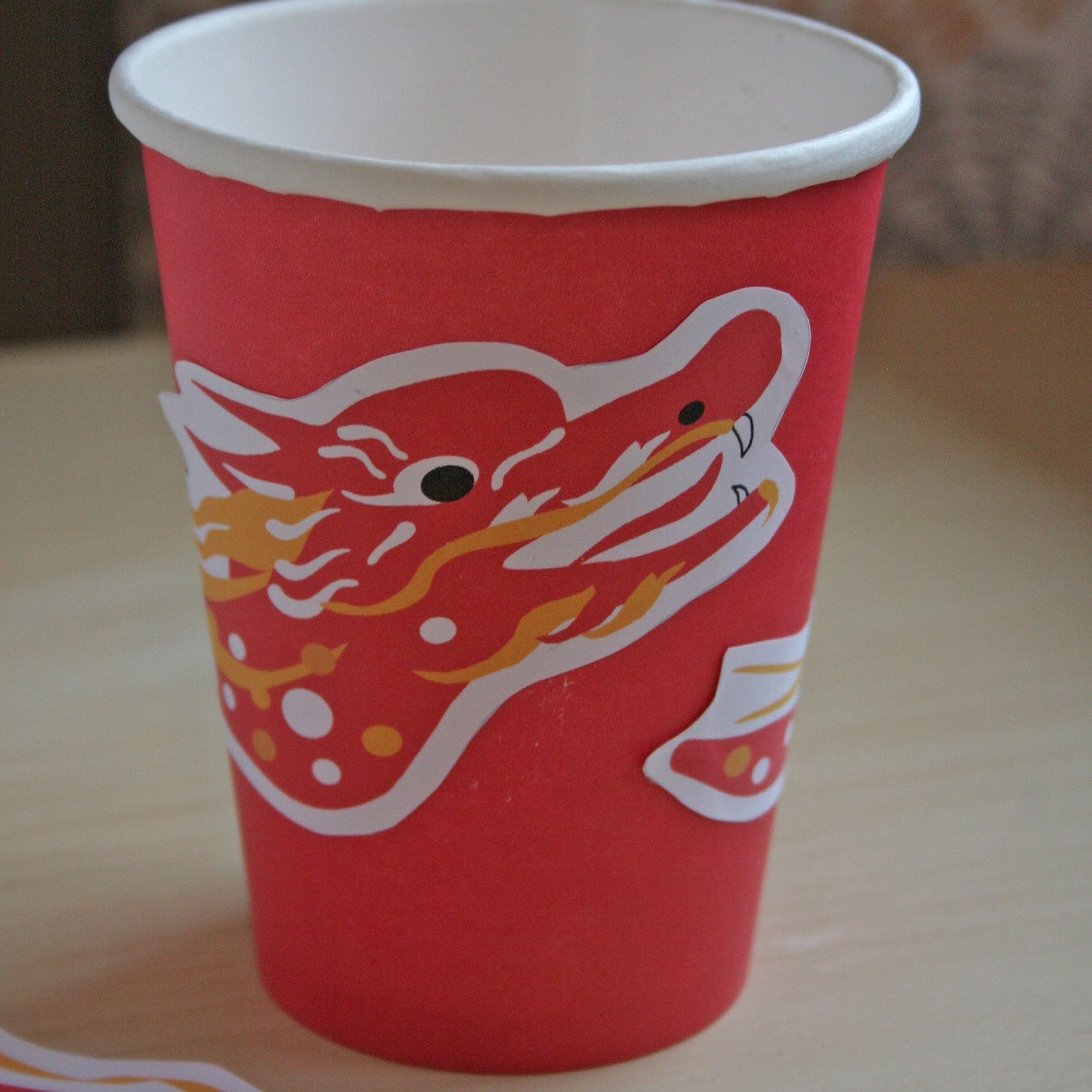 Chinese Dragon Paper Cup // Chinese New Year Party Decor - Etsy