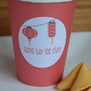 Chinese New Year stickers // Lunar New Year stickers
