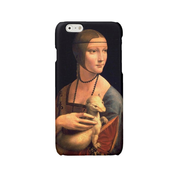 iPhone case iPhone 11 case iPhone 12 case iPhone X case iPhone 7 iPhone 8 case iPhone SE Samsung Galaxy case Lady with an Ermine ModCases