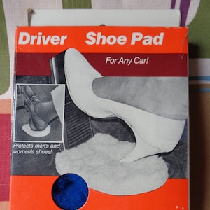 Vintage Driver Shoe Pad CSL Inc. Chicago Shoe Protector Collectible Vintage Automobile Accessory Unused in Original Box NOS