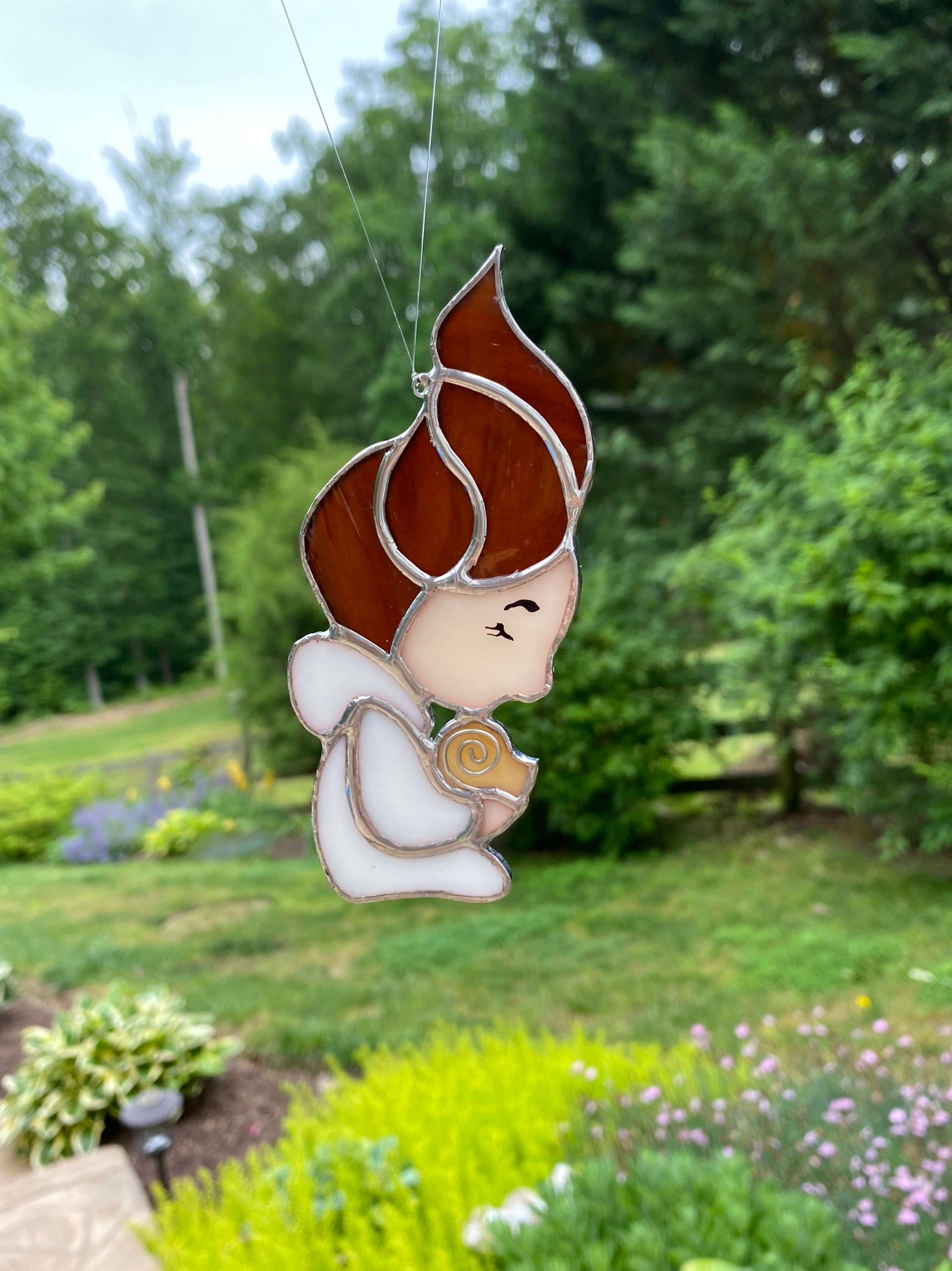 Song Of The Sea Saoirse The Selkie Stained Glass Suncatcher Etsy