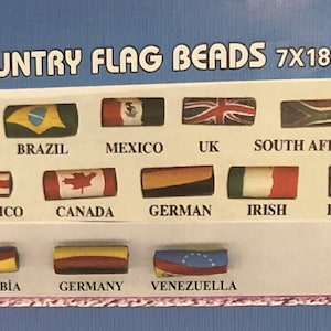 Country Flag Beads