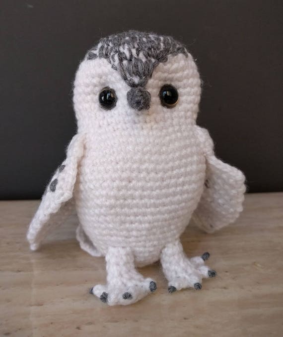 Hibou Hedwig en peluche à pince Harry Potter, blanc, taille unique,  accessoire de costume à porter pour l'Halloween