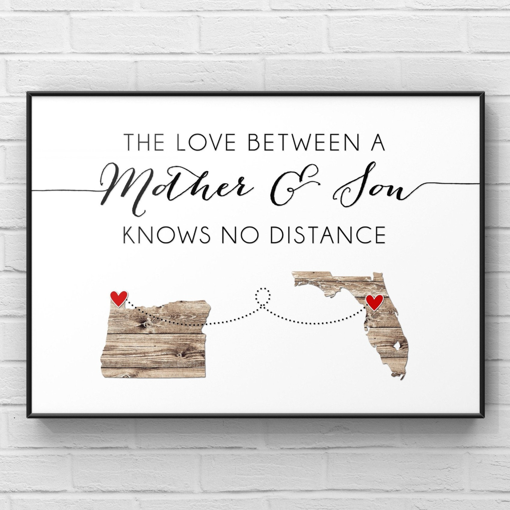 Gift for Son Mom Moving States Long Distance Mother and