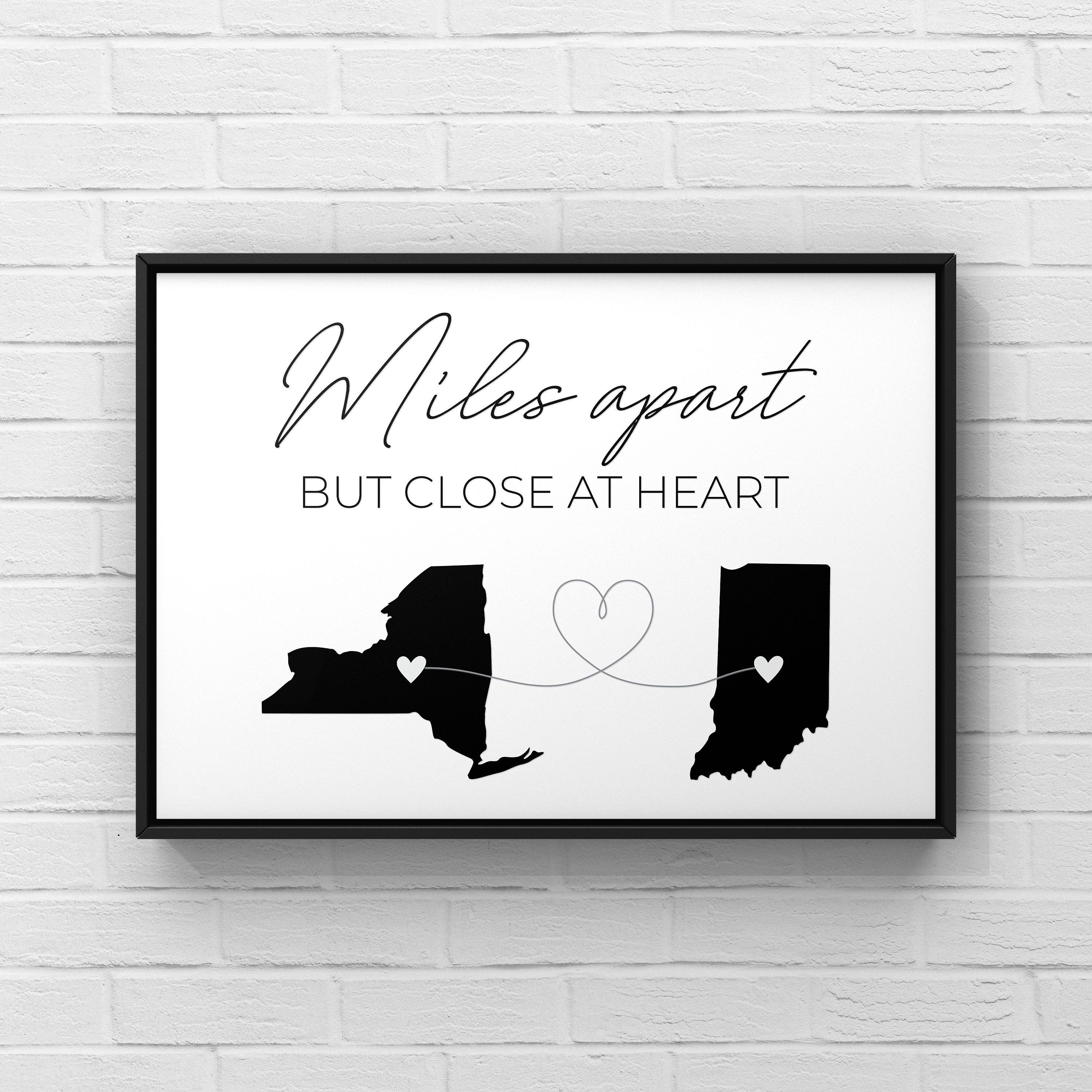 State to State Long Distance Best Friends Gift – AbbyKate Home