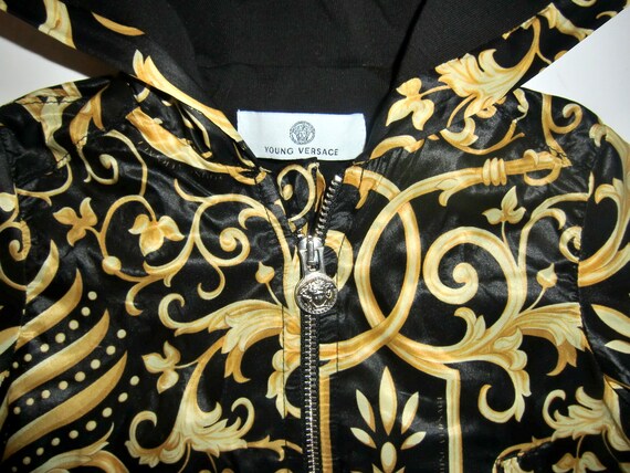 Versace baroque hoodie top