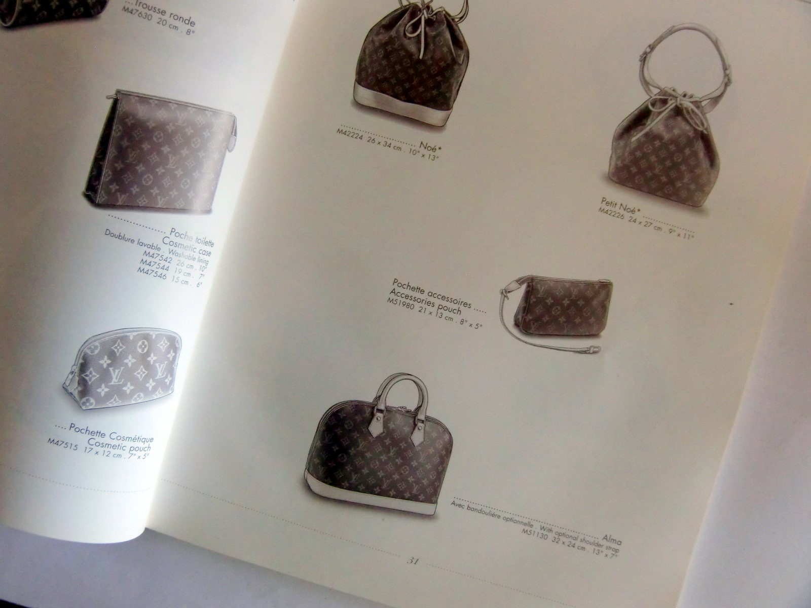 Louis Vuitton M51980 Pochette Accessoir Monogram Tea Pouch