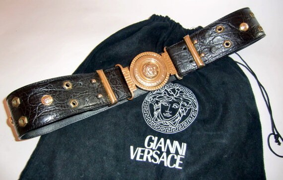 old versace belt