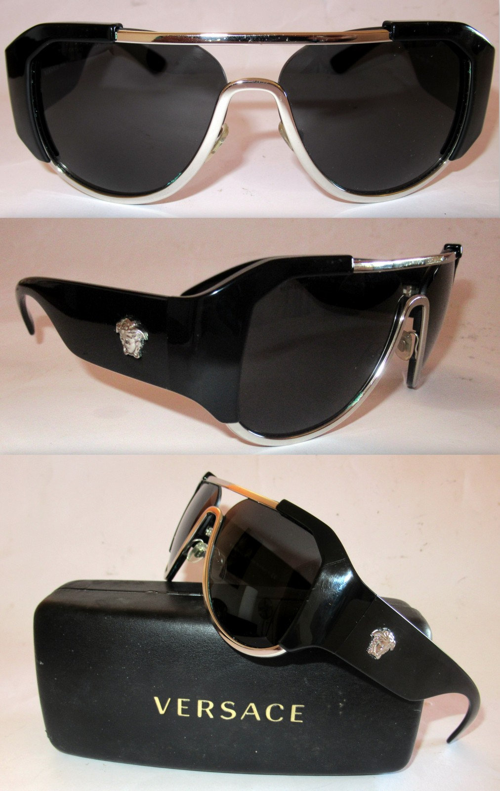 Buy VERSACE 0VE4411 Full-Rim UV-Protected Square Sunglasses | Black Color  Women | AJIO LUXE