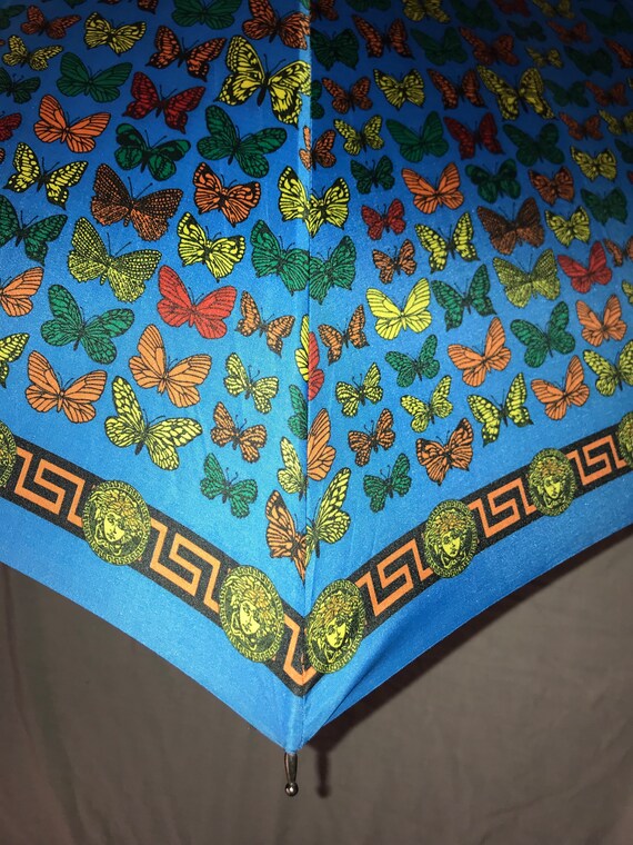 Gianni Versace Butterfly Print Medusa Head Rare Umbre… Gem