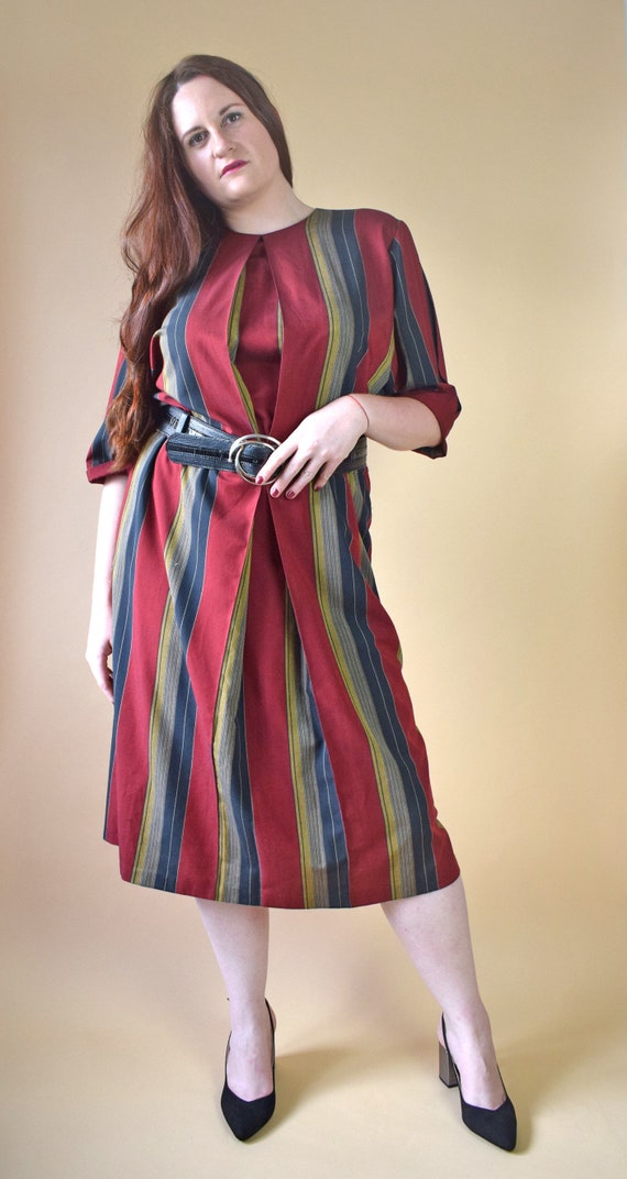 vintage striped dress
