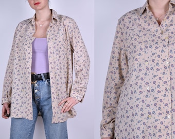 Paisley pattern vintage blouse